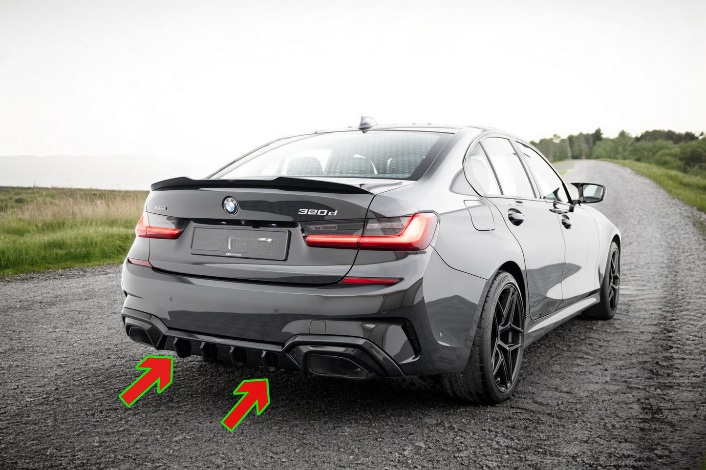 ✨Mantovana posteriore BMW M340i G20/G21 (Adatto per auto con gancio di traino)✨