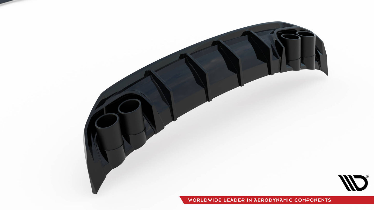 Divisore posteriore + Fine Scarico Imitazione Audi A3 S-Line Sportback 8Y