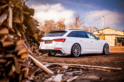 ⭐diffusore posteriore + terminali di scarico imitazione Audi A6 S-Line C8 Facel⭐