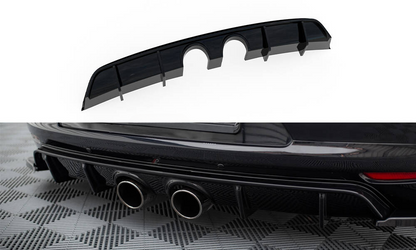 DIFFUSORE ADATTO PER V.2 VOLKSWAGEN SCIROCCO MK3 (SCARICO R32)