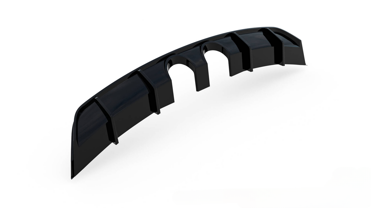 DIFFUSORE ADATTO PER V.2 VOLKSWAGEN SCIROCCO MK3 (SCARICO R32)