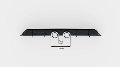 DIFFUSORE ADATTO PER V.2 VOLKSWAGEN SCIROCCO MK3 (SCARICO R32)