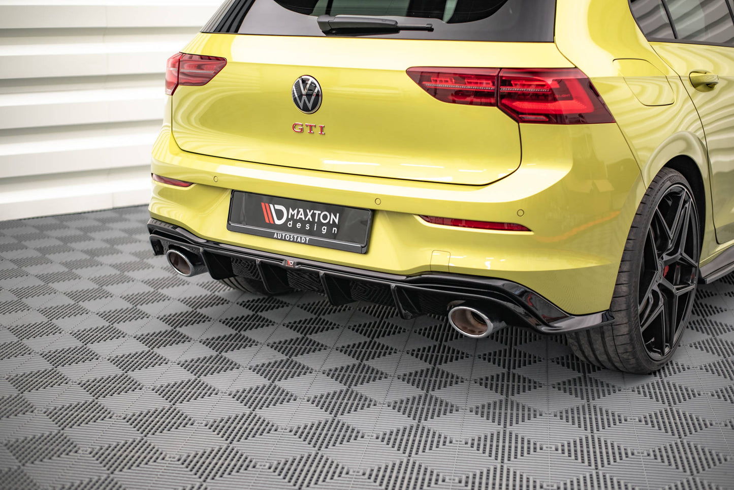 DIFFUSORE POSTERIORE ADATTO PER VOLKSWAGEN GOLF 8 GTI CLUBSPORT 2020