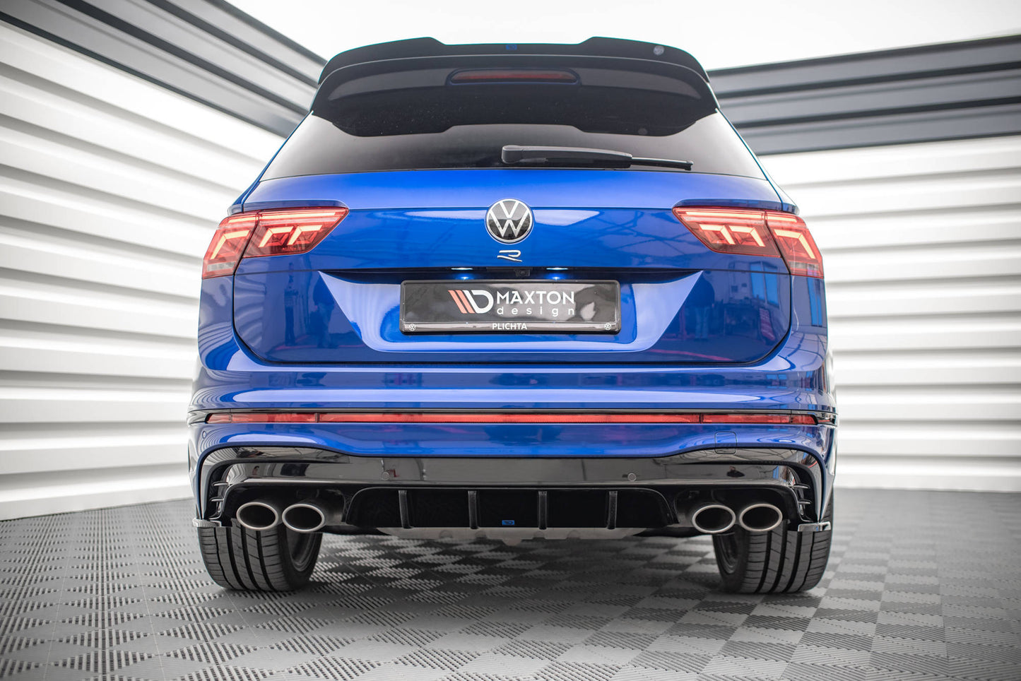 DIFFUSORE POSTERIORE ADATTO PER VOLKSWAGEN TIGUAN R MK2 FACELIFT