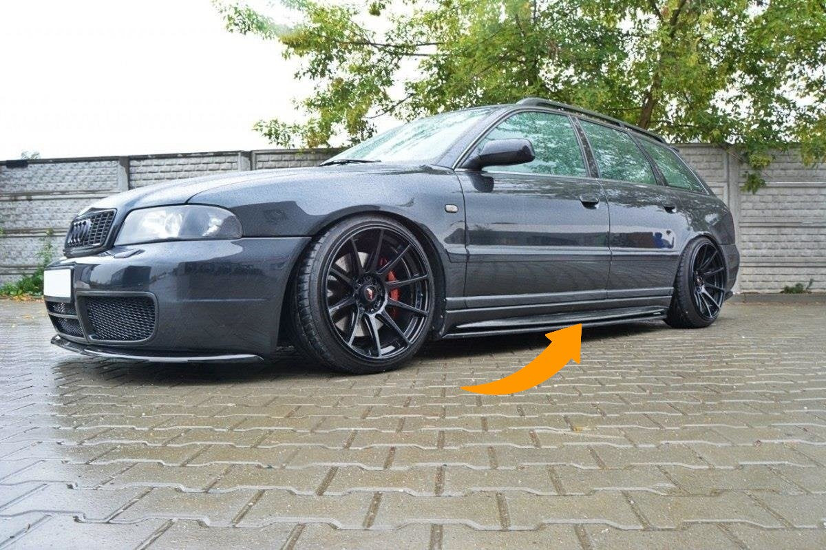 🔥DIFFUSORI MINIGONNE LATERALI ADATTO PER AUDI S4 B5🔥