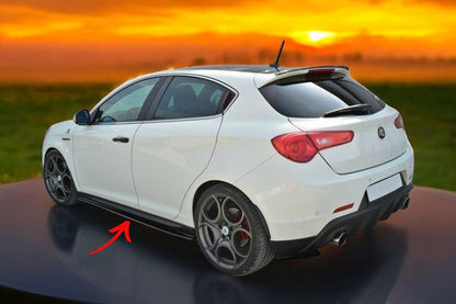 ✨MINIGONNE Design Nero Lucido ABS ADATTE Per Alfa Romeo Giulietta 2010+✨