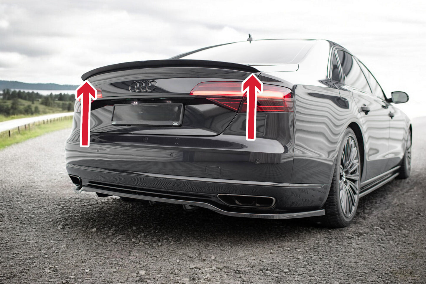 💫SPOILER CAP SUITABLE FOR Audi A8 D4💫 