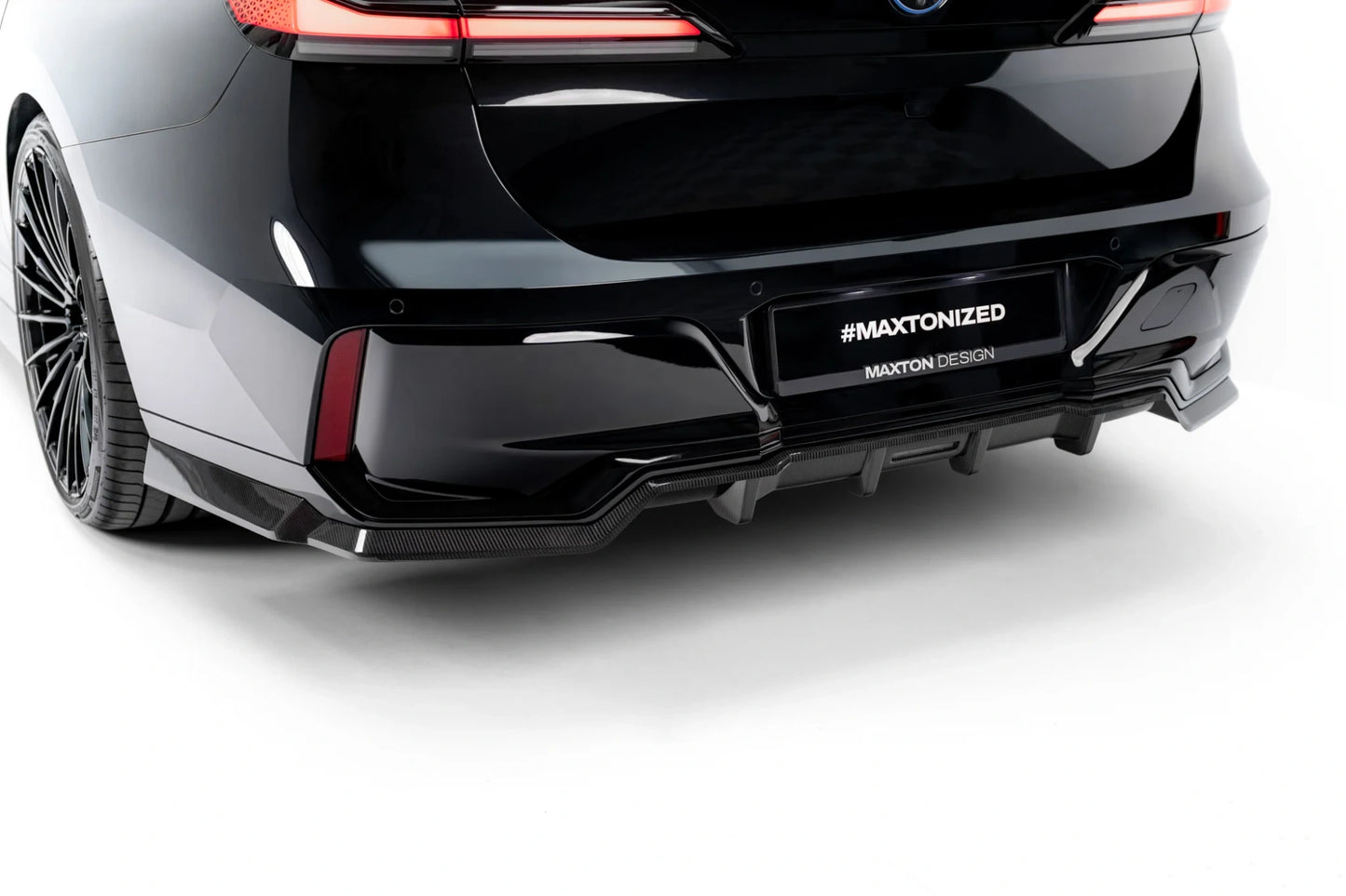 SPLITTER SUITABLE FOR VW GOLF 8 GTI GTD RLINE LOOK GLOSSY BLACK SPORTY DESIGN 