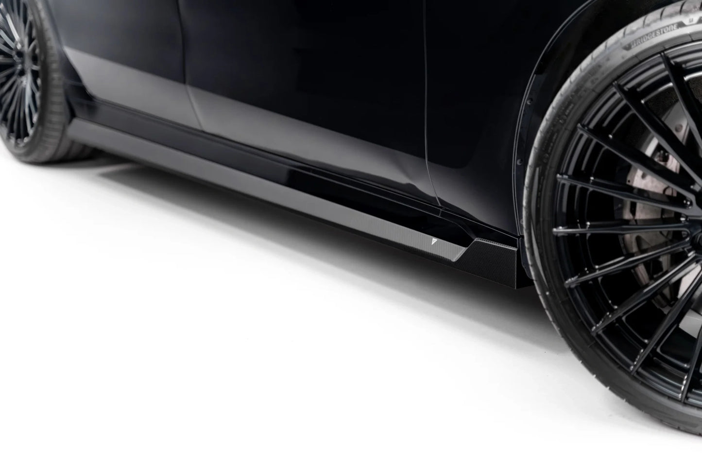 SPLITTER SUITABLE FOR VW GOLF 8 GTI GTD RLINE LOOK GLOSSY BLACK SPORTY DESIGN 
