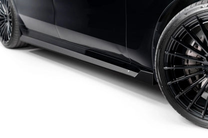 SPLITTER SUITABLE FOR VW GOLF 8 GTI GTD RLINE LOOK GLOSSY BLACK SPORTY DESIGN 