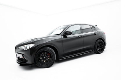 SPLITTER SUITABLE FOR VW GOLF 8 GTI GTD RLINE LOOK GLOSSY BLACK SPORTY DESIGN 