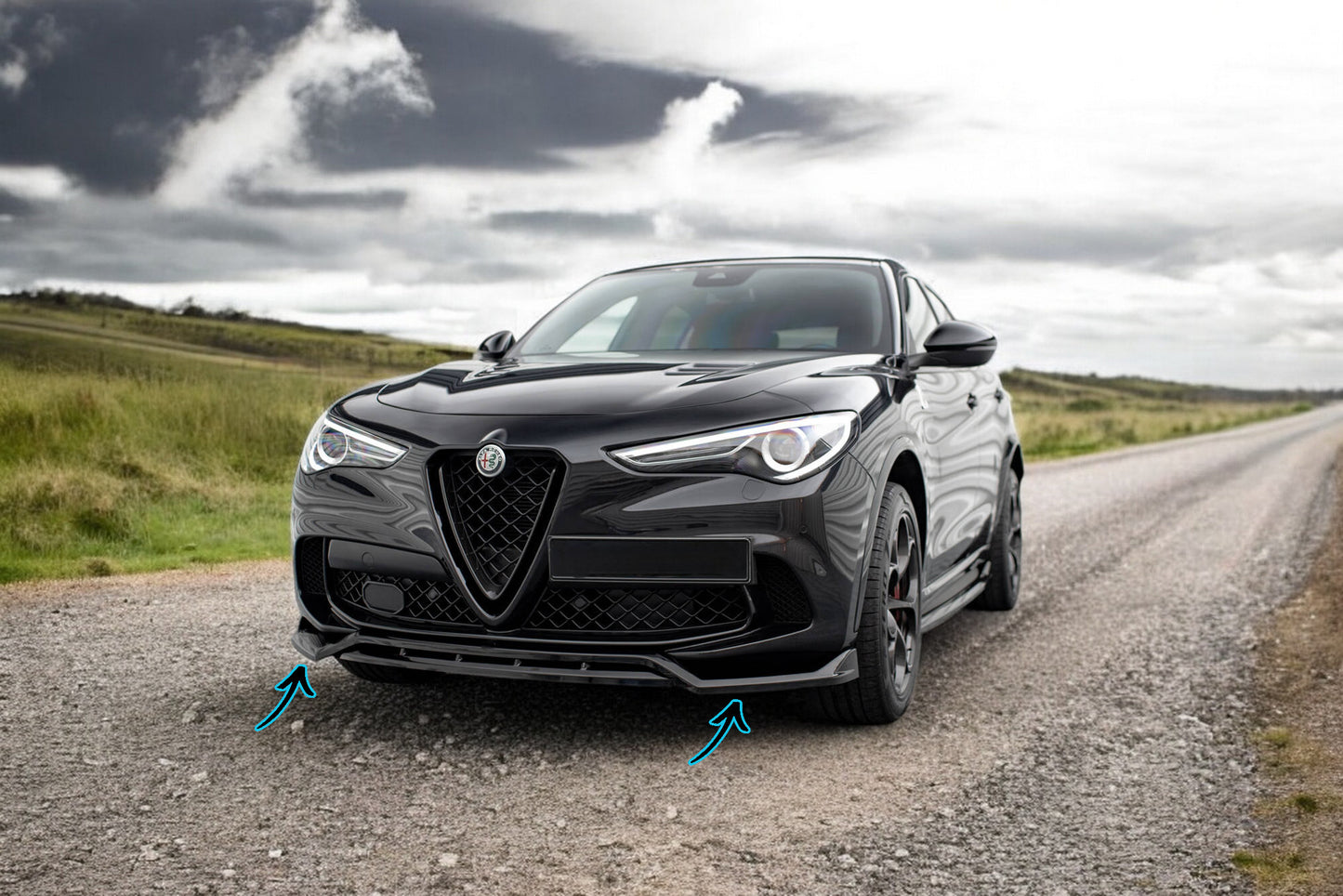 🔥Set di Splitters Alfa Romeo Stelvio Quadrifoglio Mk1🔥