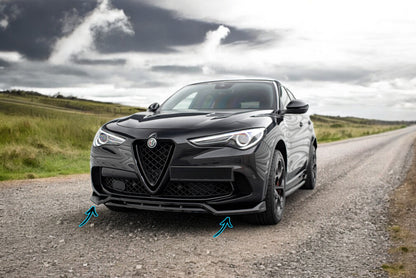 🔥Set di Splitters Alfa Romeo Stelvio Quadrifoglio Mk1🔥