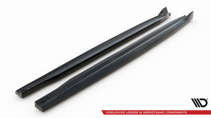 SPLITTER SUITABLE FOR VW GOLF 8 GTI GTD RLINE LOOK GLOSSY BLACK SPORTY DESIGN 