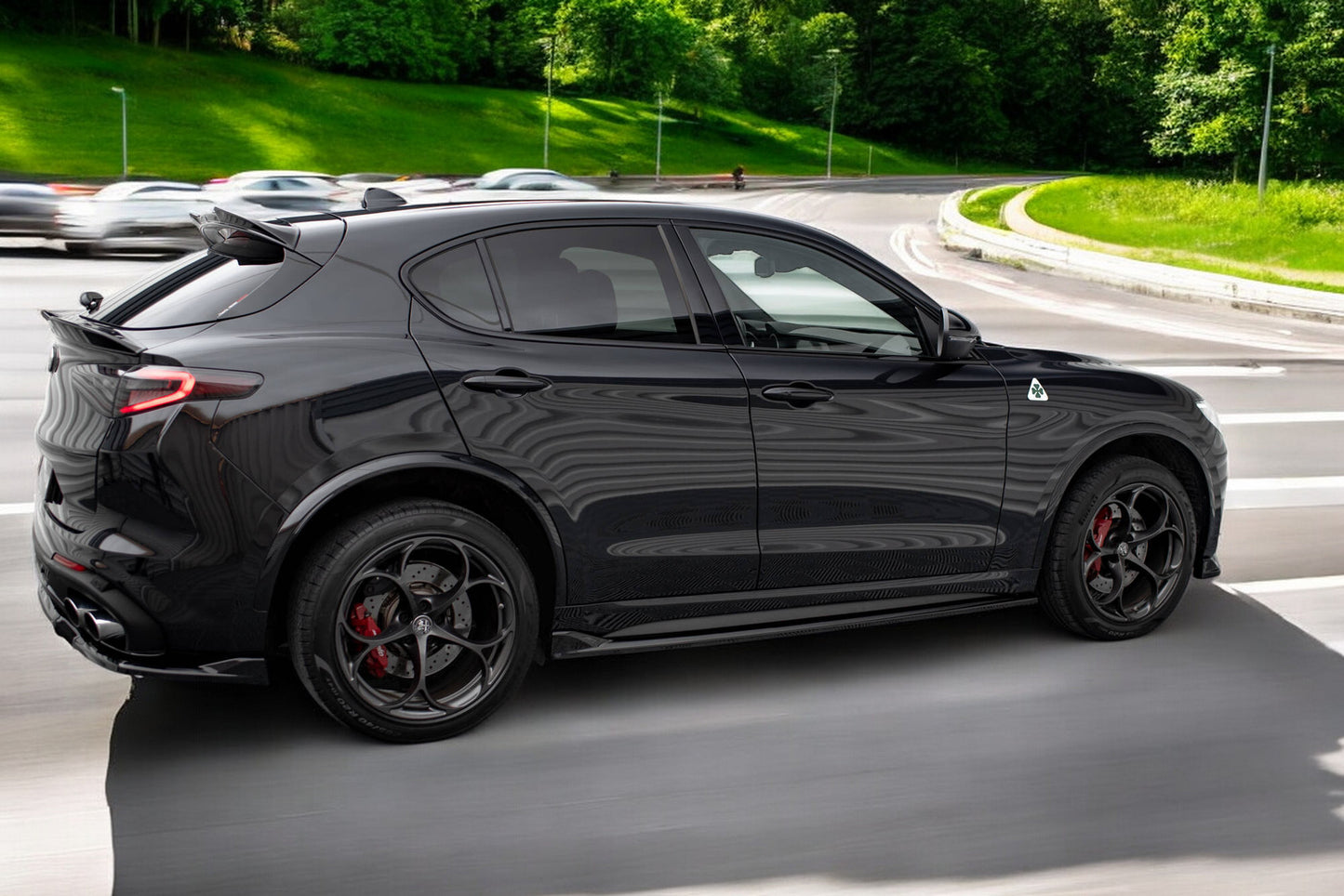 🔥Set di Splitters Alfa Romeo Stelvio Quadrifoglio Mk1🔥