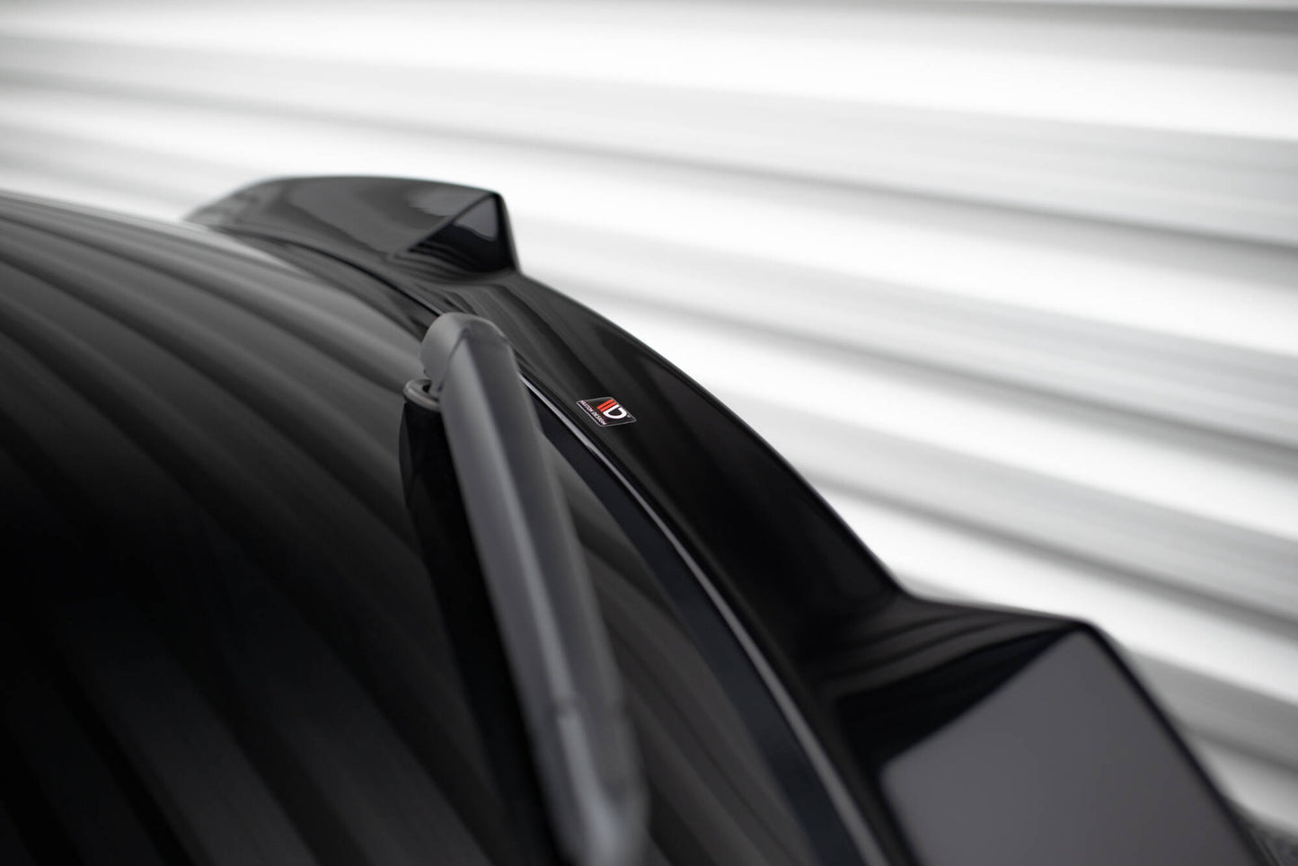 SPLITTER SUITABLE FOR VW GOLF 8 GTI GTD RLINE LOOK GLOSSY BLACK SPORTY DESIGN 