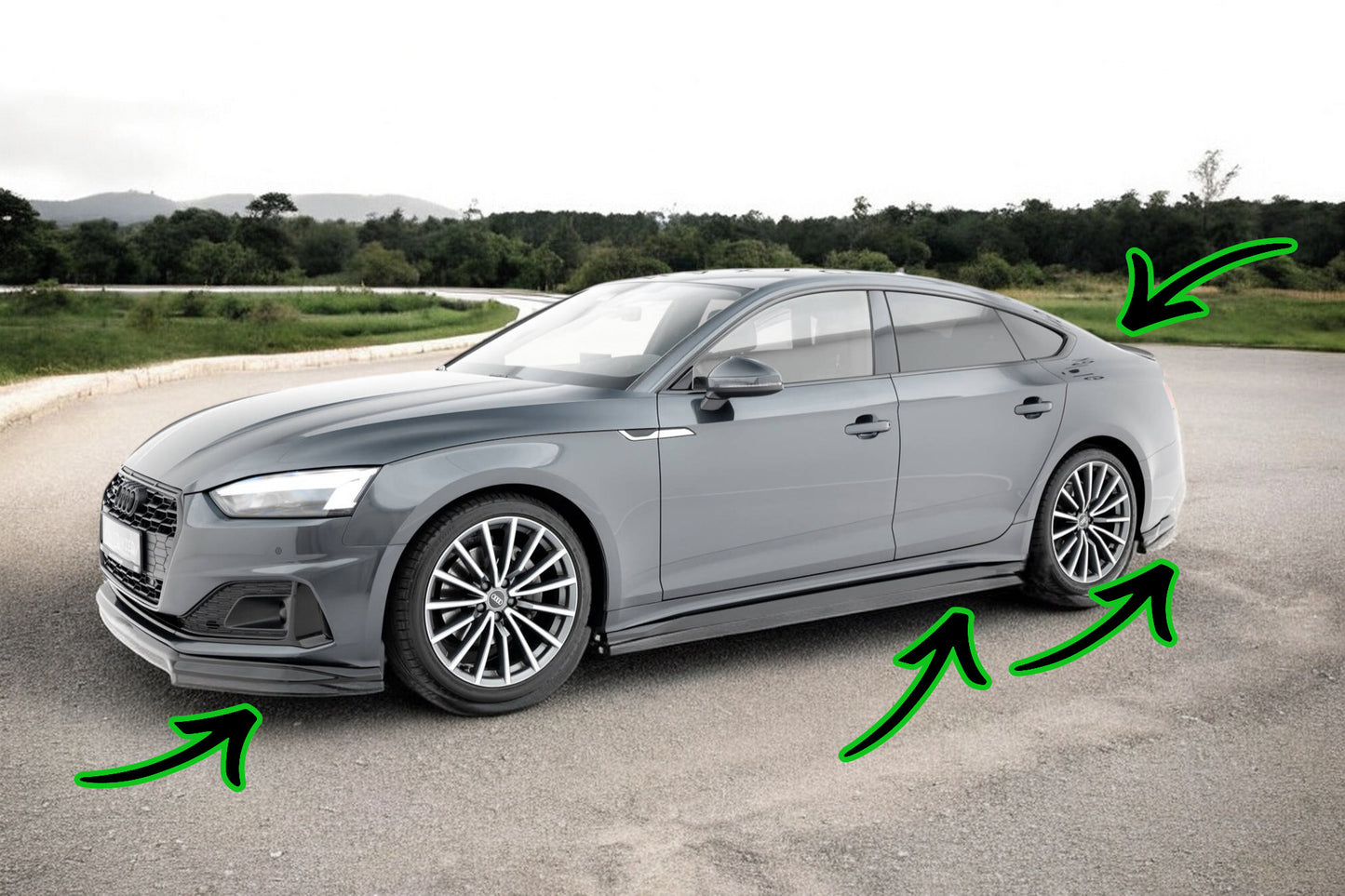 🔥Badykit adatto per Audi A5 Sportback F5 Facelift🔥
