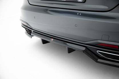 SPLITTER SUITABLE FOR VW GOLF 8 GTI GTD RLINE LOOK GLOSSY BLACK SPORTY DESIGN 