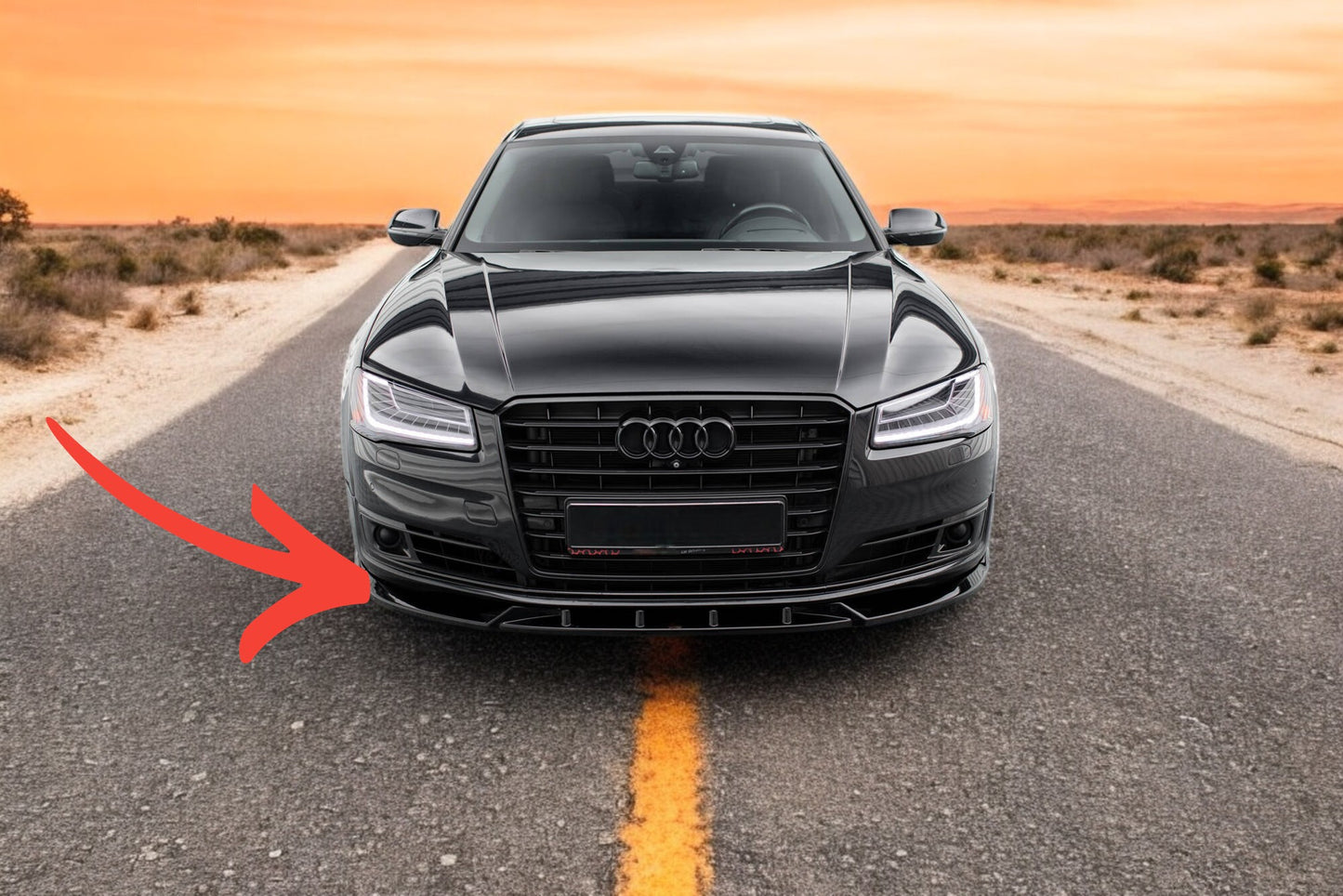 😎Set di splitter Audi A8 Long D4 Facelift😎