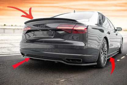 😎Set di splitter Audi A8 Long D4 Facelift😎