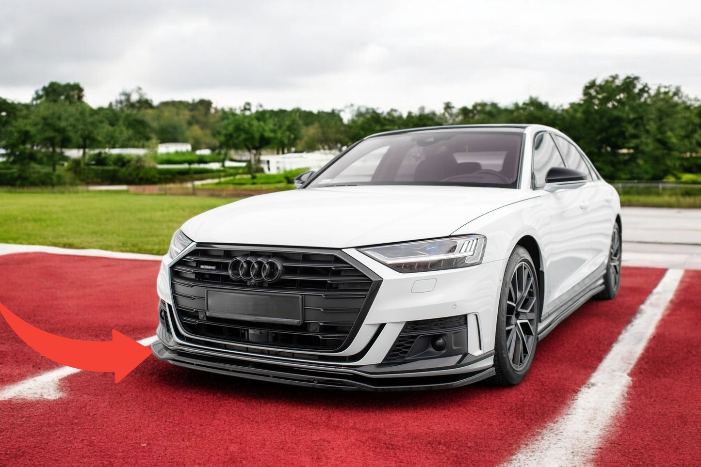 😎Set di splitter adatto per Audi A8 S-Line😎