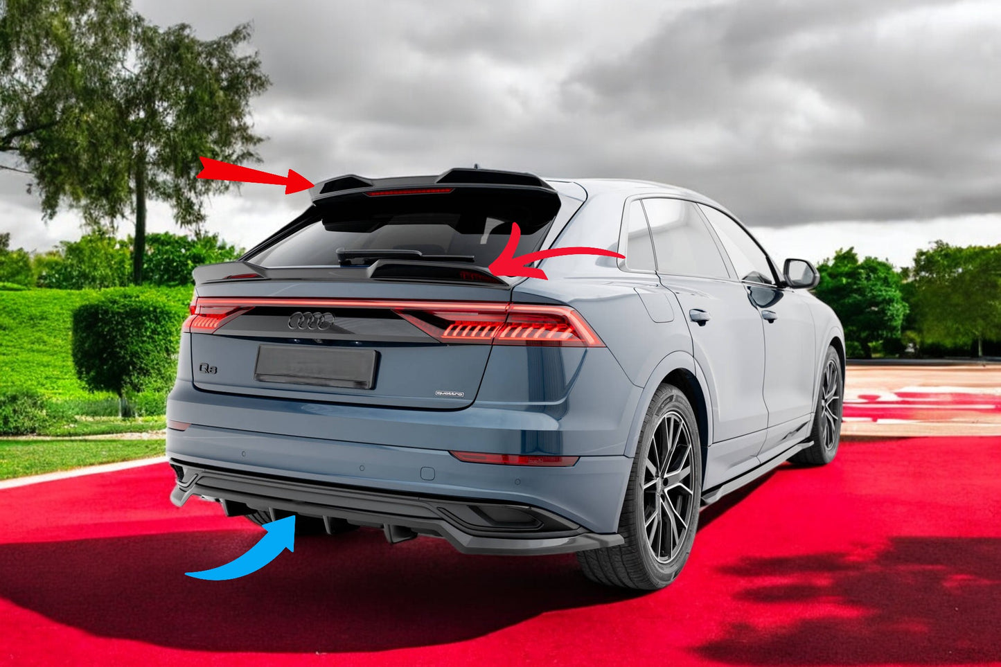 AU-Q8-1-SET😎Bodykit Suitable For Audi SQ8 Mk1😎