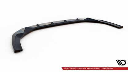 SPLITTER SUITABLE FOR VW GOLF 8 GTI GTD RLINE LOOK GLOSSY BLACK SPORTY DESIGN 