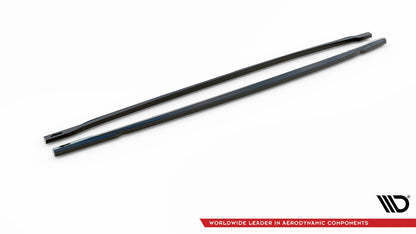 SPLITTER SUITABLE FOR VW GOLF 8 GTI GTD RLINE LOOK GLOSSY BLACK SPORTY DESIGN 