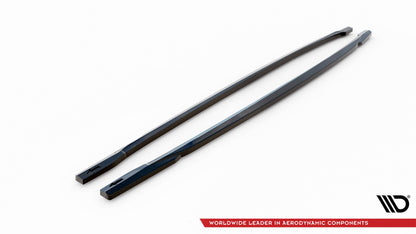 SPLITTER SUITABLE FOR VW GOLF 8 GTI GTD RLINE LOOK GLOSSY BLACK SPORTY DESIGN 
