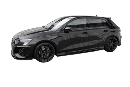 SPLITTER SUITABLE FOR VW GOLF 8 GTI GTD RLINE LOOK GLOSSY BLACK SPORTY DESIGN 