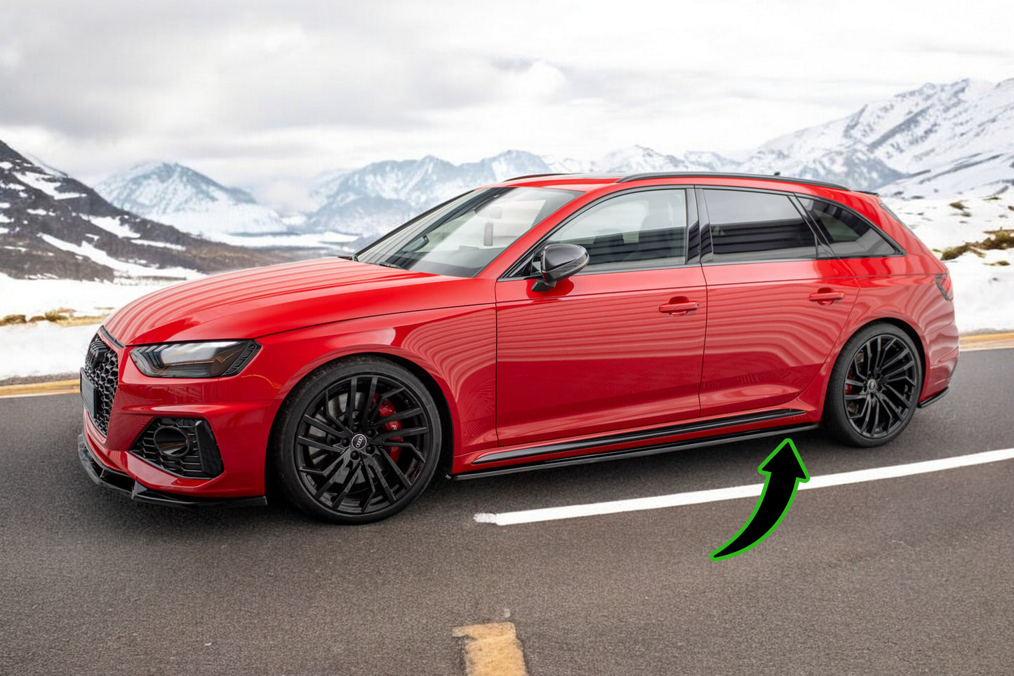 🔥Audi RS4 B9 Facelift Splitter Bodykit🔥