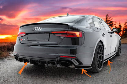 😎 Set di splitter  adatto per Audi RS5 Sportback F5😎