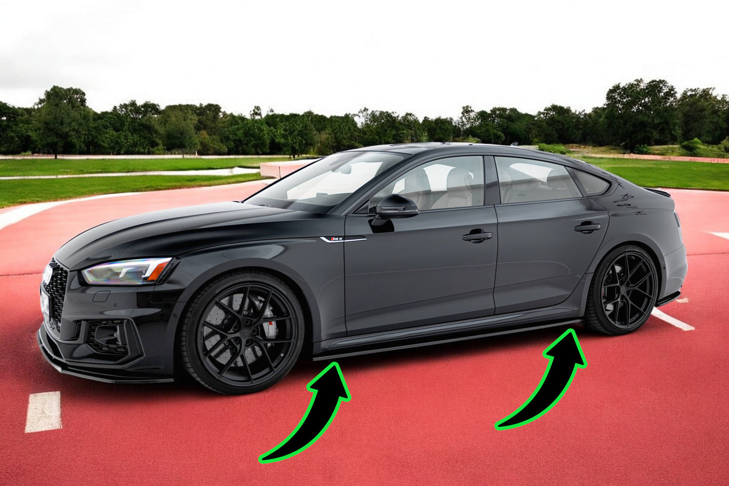 ⭐Minigonne Laterali Diffusori Audi RS5 Sportback F5⭐