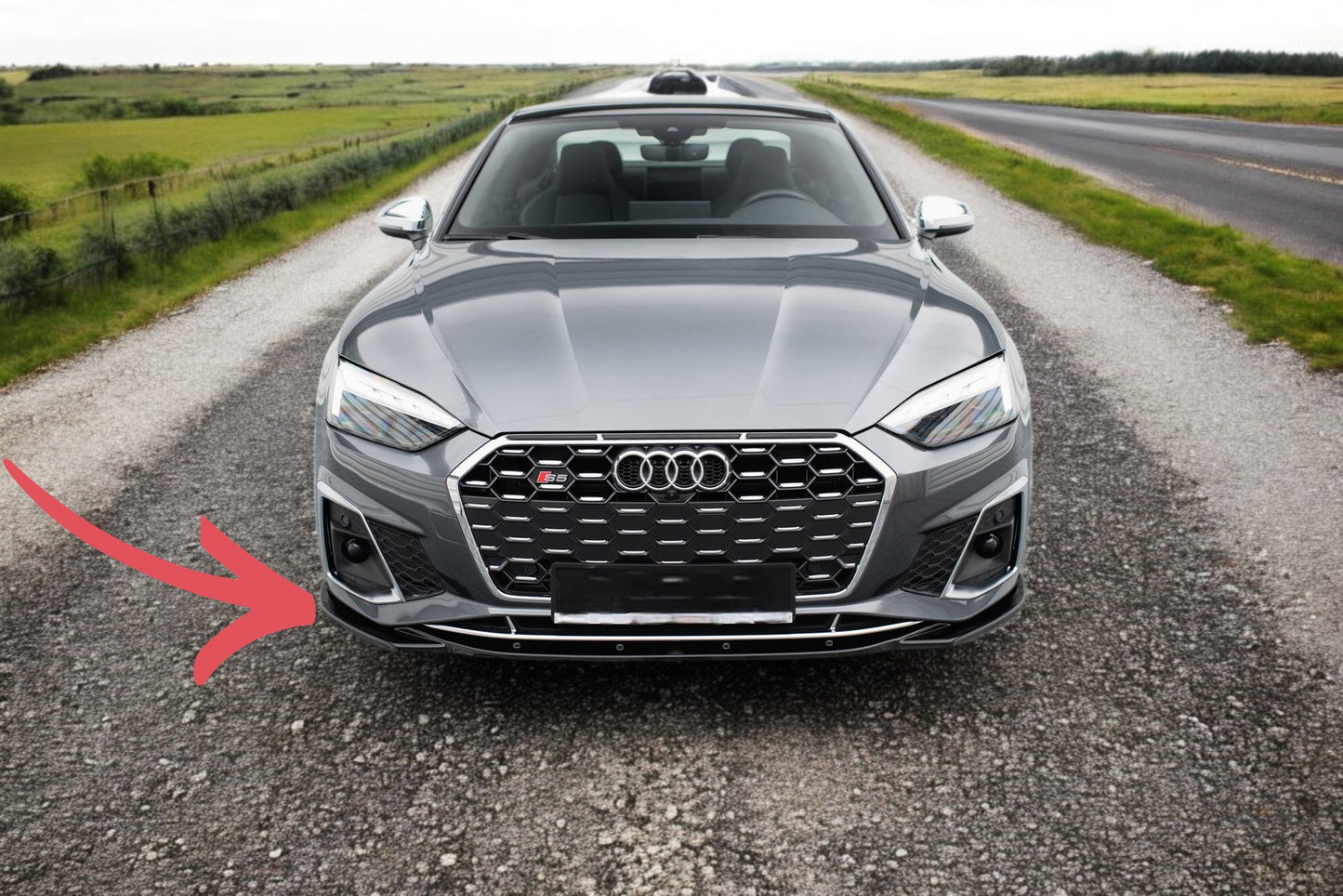 😍Set di splitter adatto per Audi S5 A5 S-Line F5 Facelift😍
