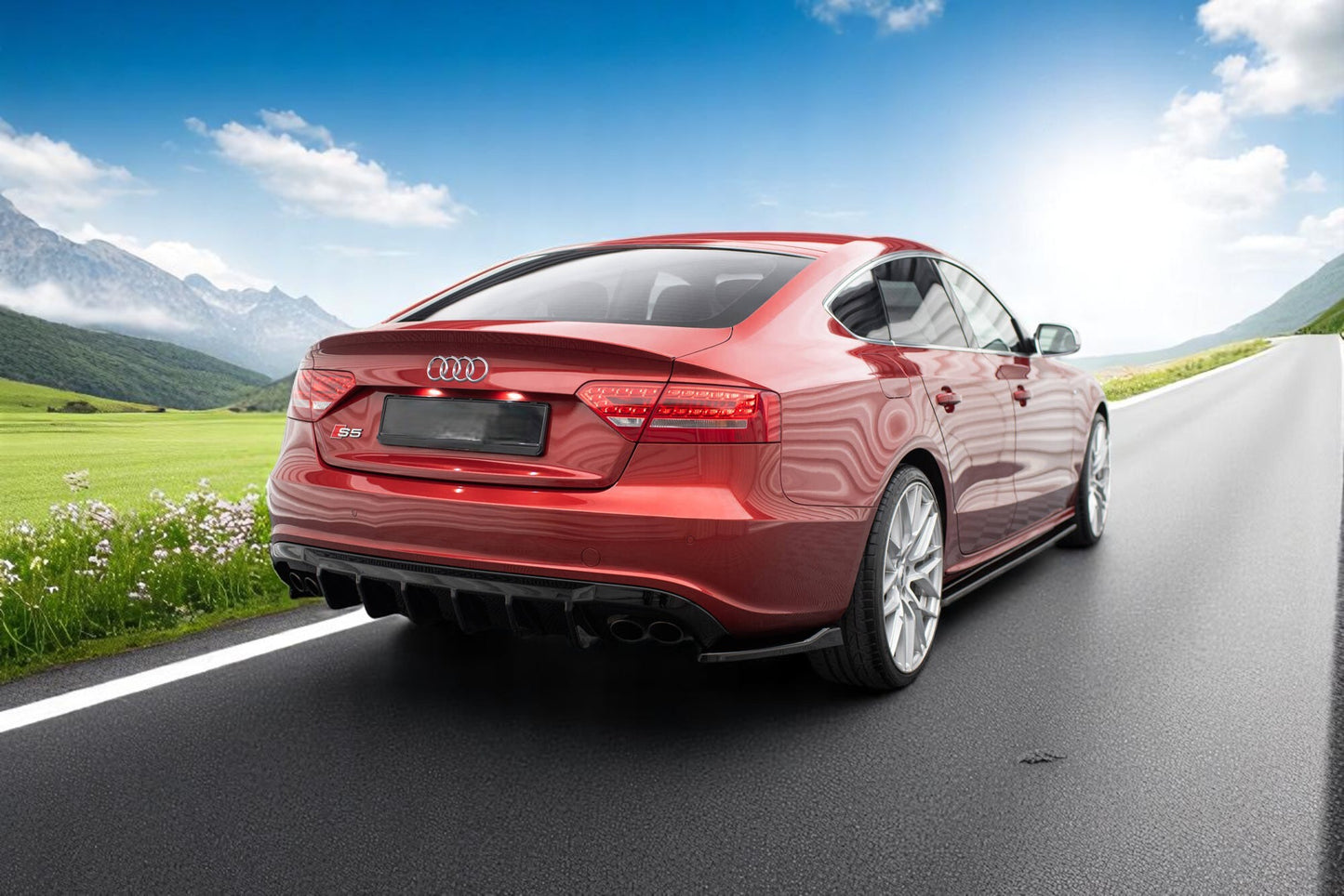 ⭐Bodykit V.2 Adatto Per  Audi S5 Sportback 8T⭐