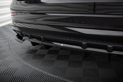 SPLITTER SUITABLE FOR VW GOLF 8 GTI GTD RLINE LOOK GLOSSY BLACK SPORTY DESIGN 