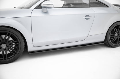 SPLITTER SUITABLE FOR VW GOLF 8 GTI GTD RLINE LOOK GLOSSY BLACK SPORTY DESIGN 