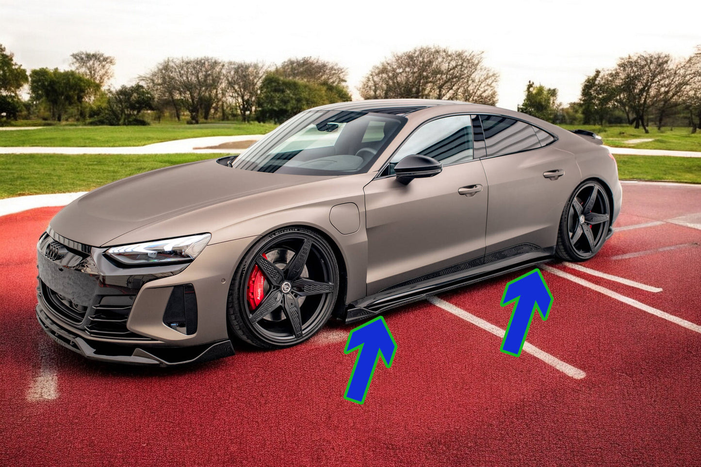 🔥Bodykit di splitter Audi e-Tron GT / RS GT Mk1🔥