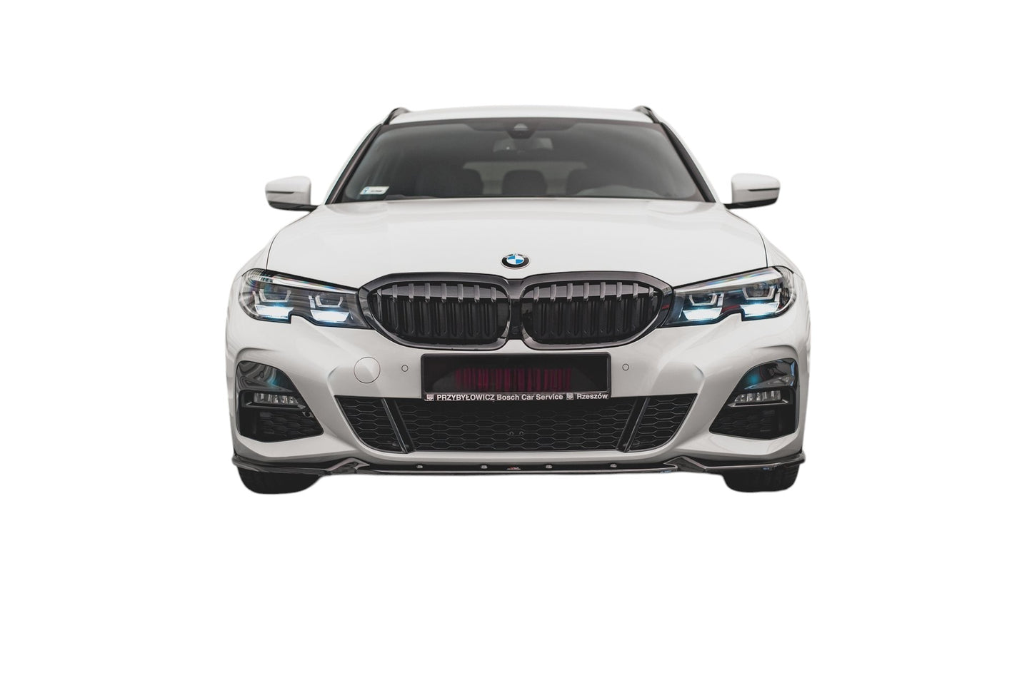 SPLITTER SUITABLE FOR VW GOLF 8 GTI GTD RLINE LOOK GLOSSY BLACK SPORTY DESIGN 