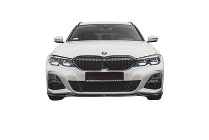 SPLITTER SUITABLE FOR VW GOLF 8 GTI GTD RLINE LOOK GLOSSY BLACK SPORTY DESIGN 