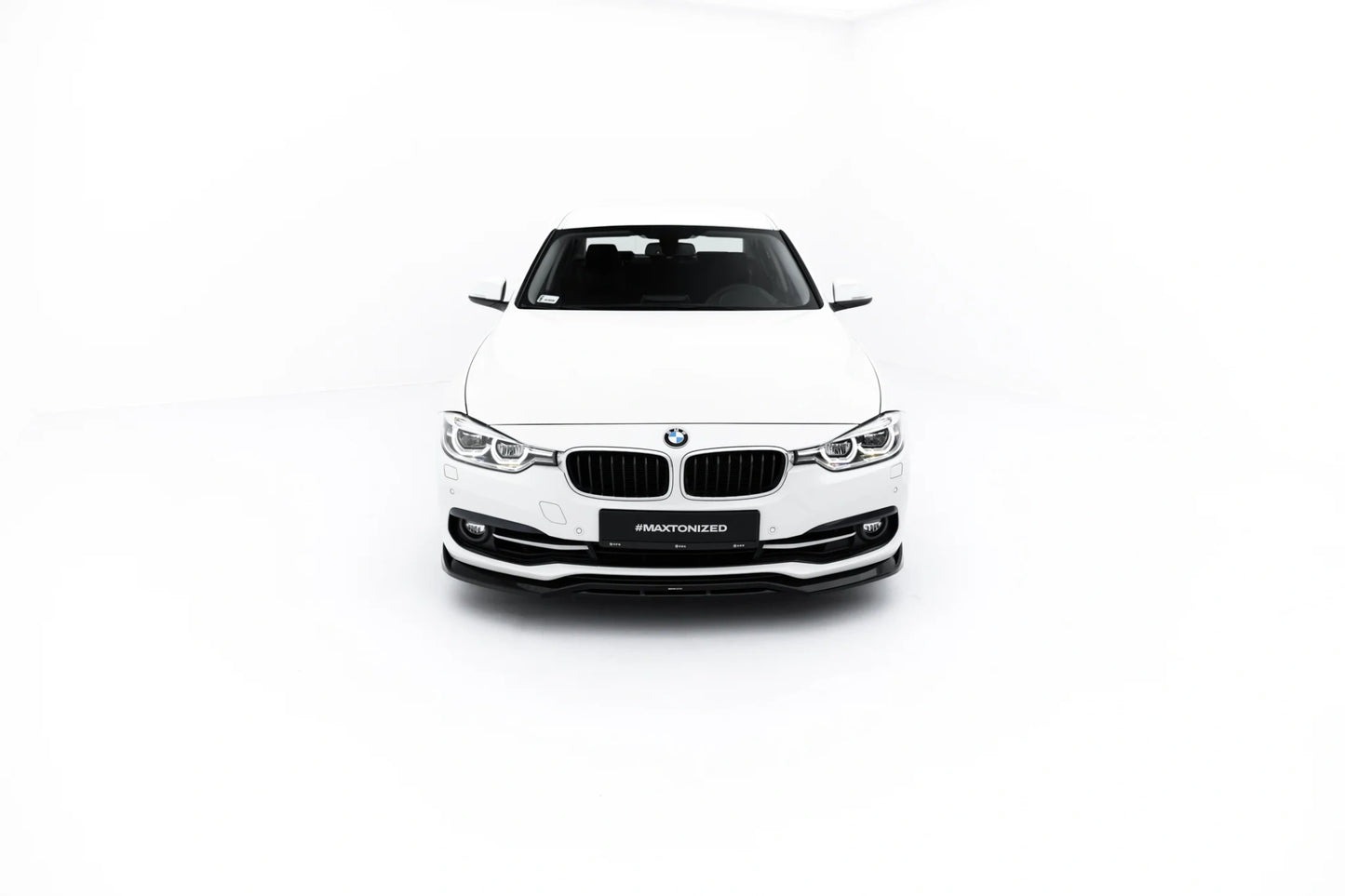 SPLITTER SUITABLE FOR VW GOLF 8 GTI GTD RLINE LOOK GLOSSY BLACK SPORTY DESIGN 