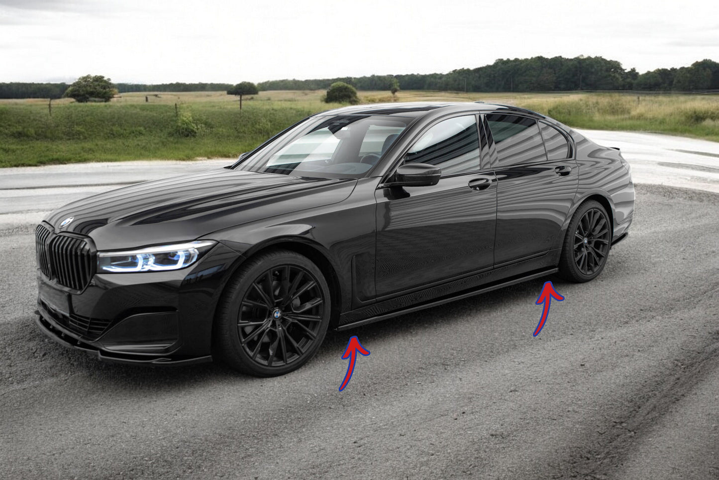 ⭐Set di splitter BMW 7 G11 Facelift⭐