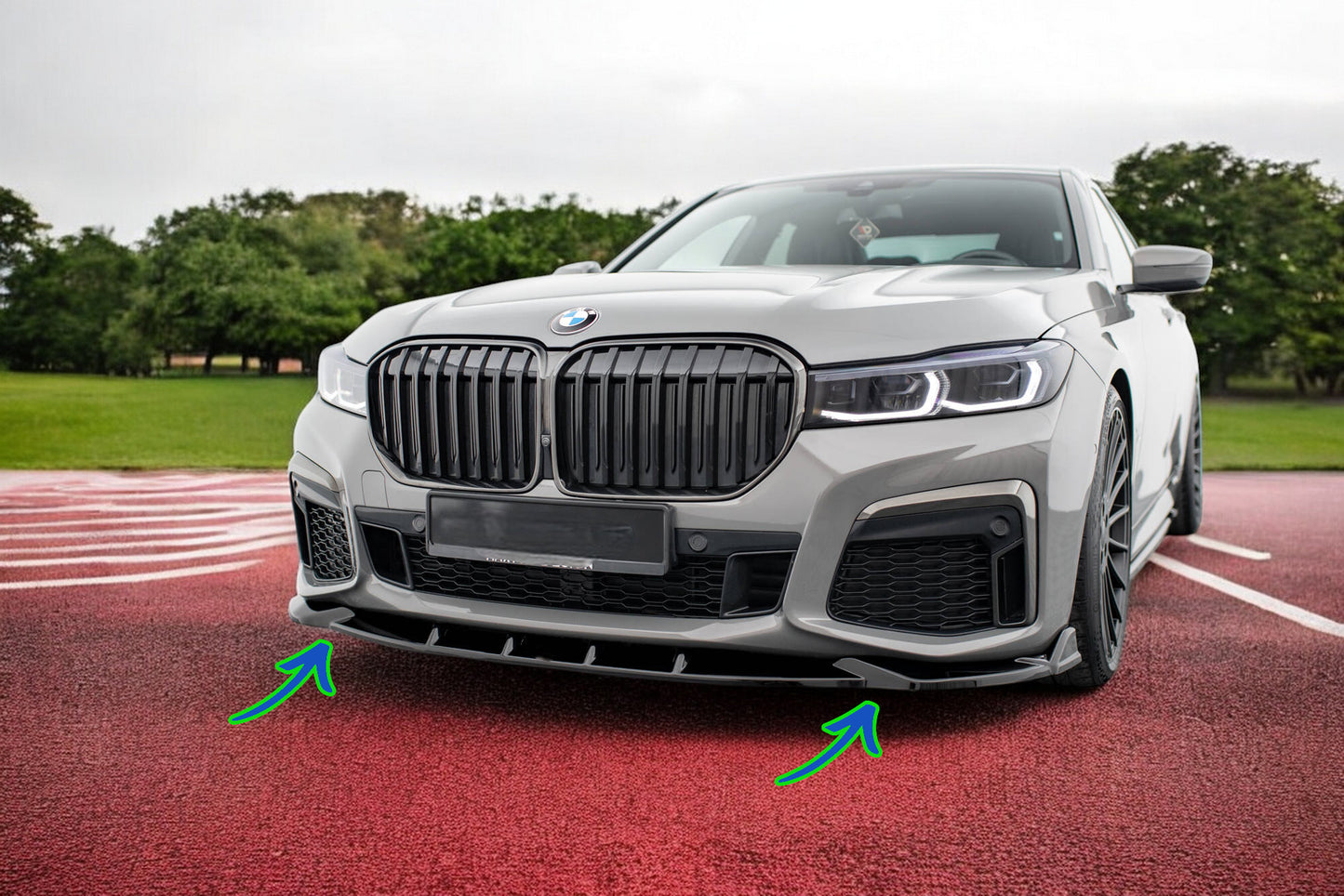 🔥Set di splitter BMW 7 G11 M-Pack Facelift🔥
