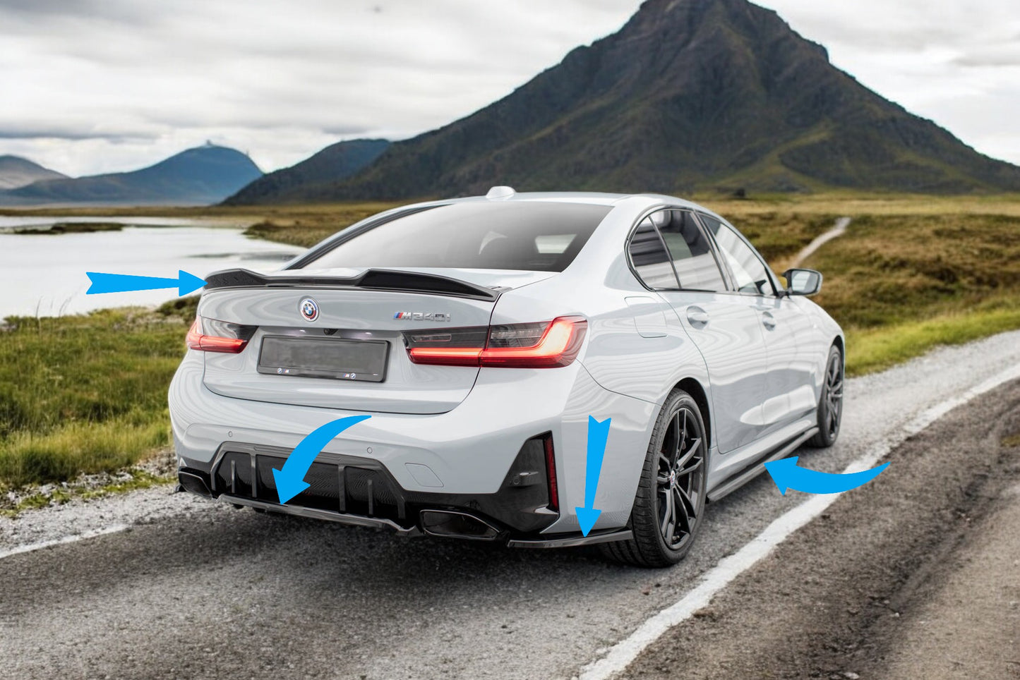 🔥Bodykit  Adatto Per  BMW M340i Sedan G20 Facelift🔥