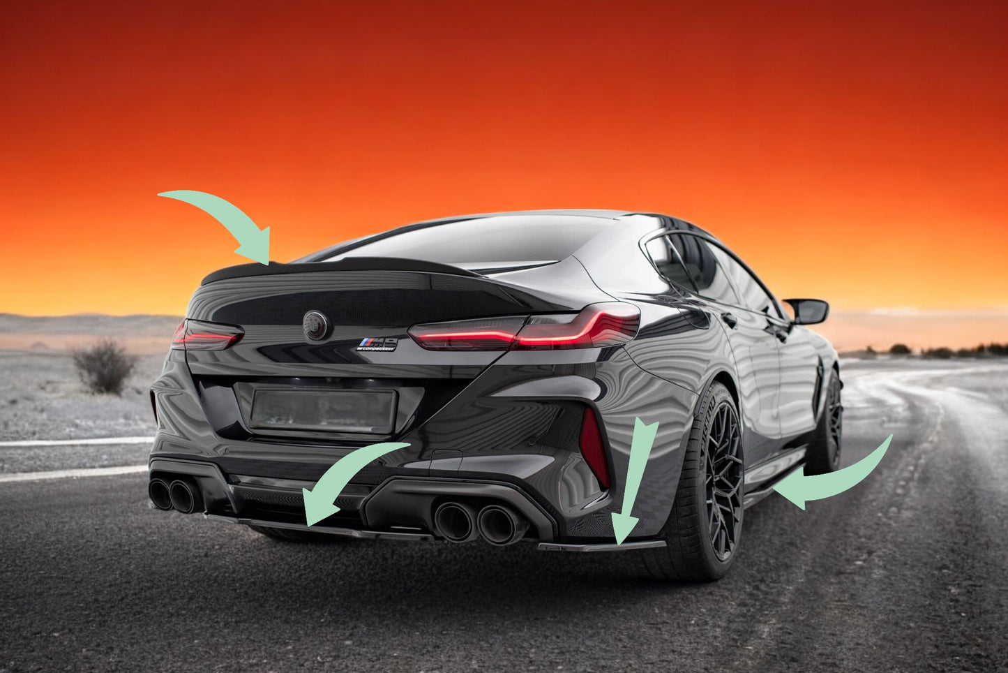 🔥Bodykit  Adatto Per  BMW M8 Gran Coupe F93🔥