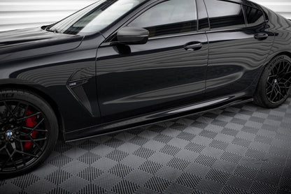 SPLITTER SUITABLE FOR VW GOLF 8 GTI GTD RLINE LOOK GLOSSY BLACK SPORTY DESIGN 