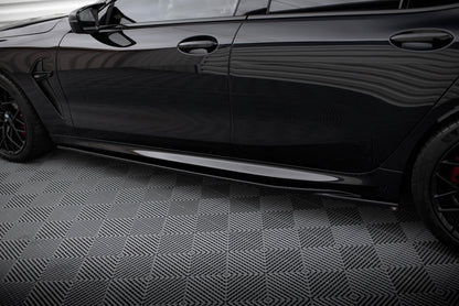 SPLITTER SUITABLE FOR VW GOLF 8 GTI GTD RLINE LOOK GLOSSY BLACK SPORTY DESIGN 