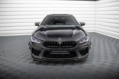 SPLITTER SUITABLE FOR VW GOLF 8 GTI GTD RLINE LOOK GLOSSY BLACK SPORTY DESIGN 