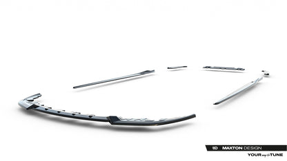 SPLITTER SUITABLE FOR VW GOLF 8 GTI GTD RLINE LOOK GLOSSY BLACK SPORTY DESIGN 