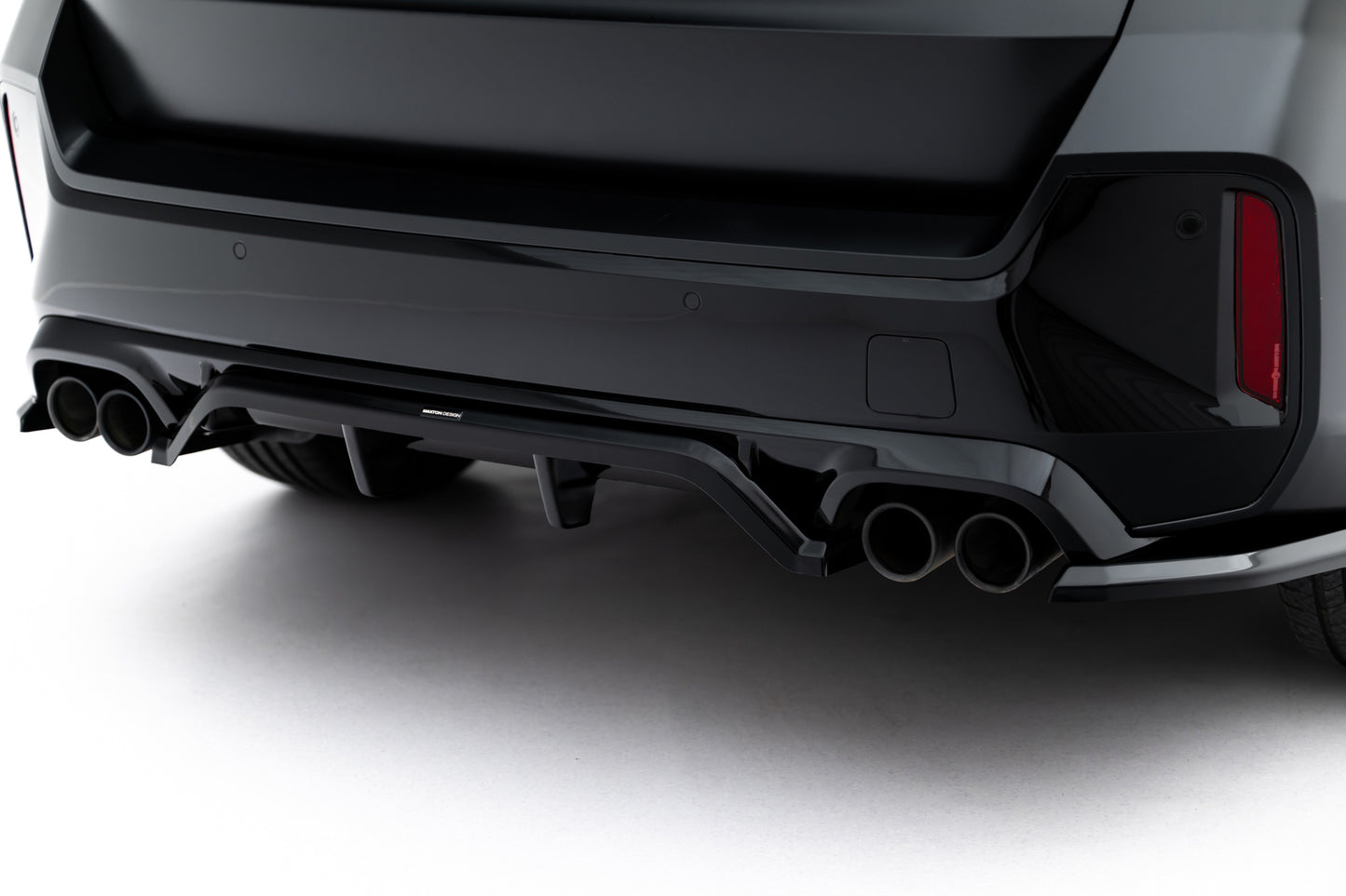 SPLITTER SUITABLE FOR VW GOLF 8 GTI GTD RLINE LOOK GLOSSY BLACK SPORTY DESIGN 